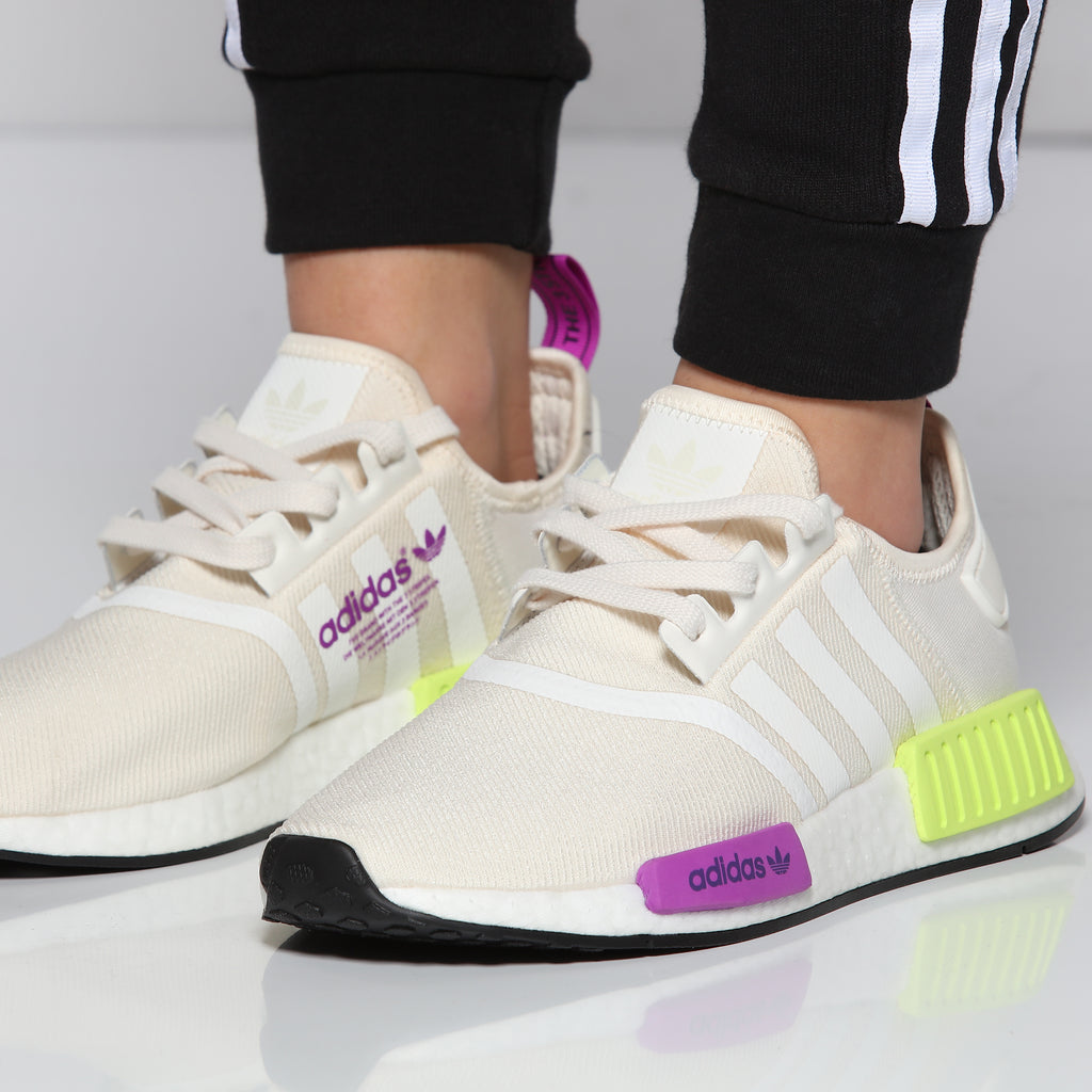 Adidas NMD R1 Off WhitePurple Adidas NMD R1 Off WhitePurple