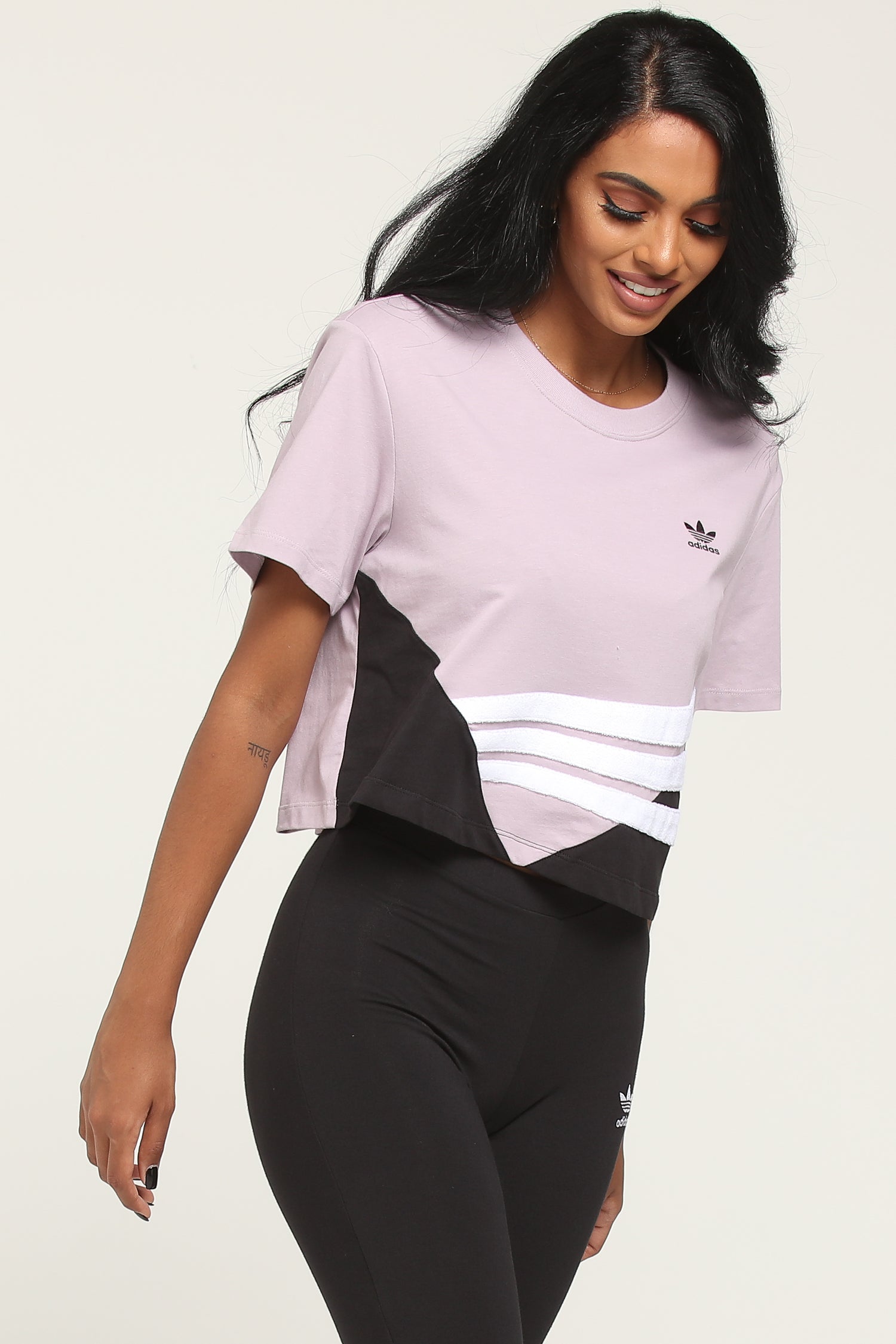 crop tee adidas