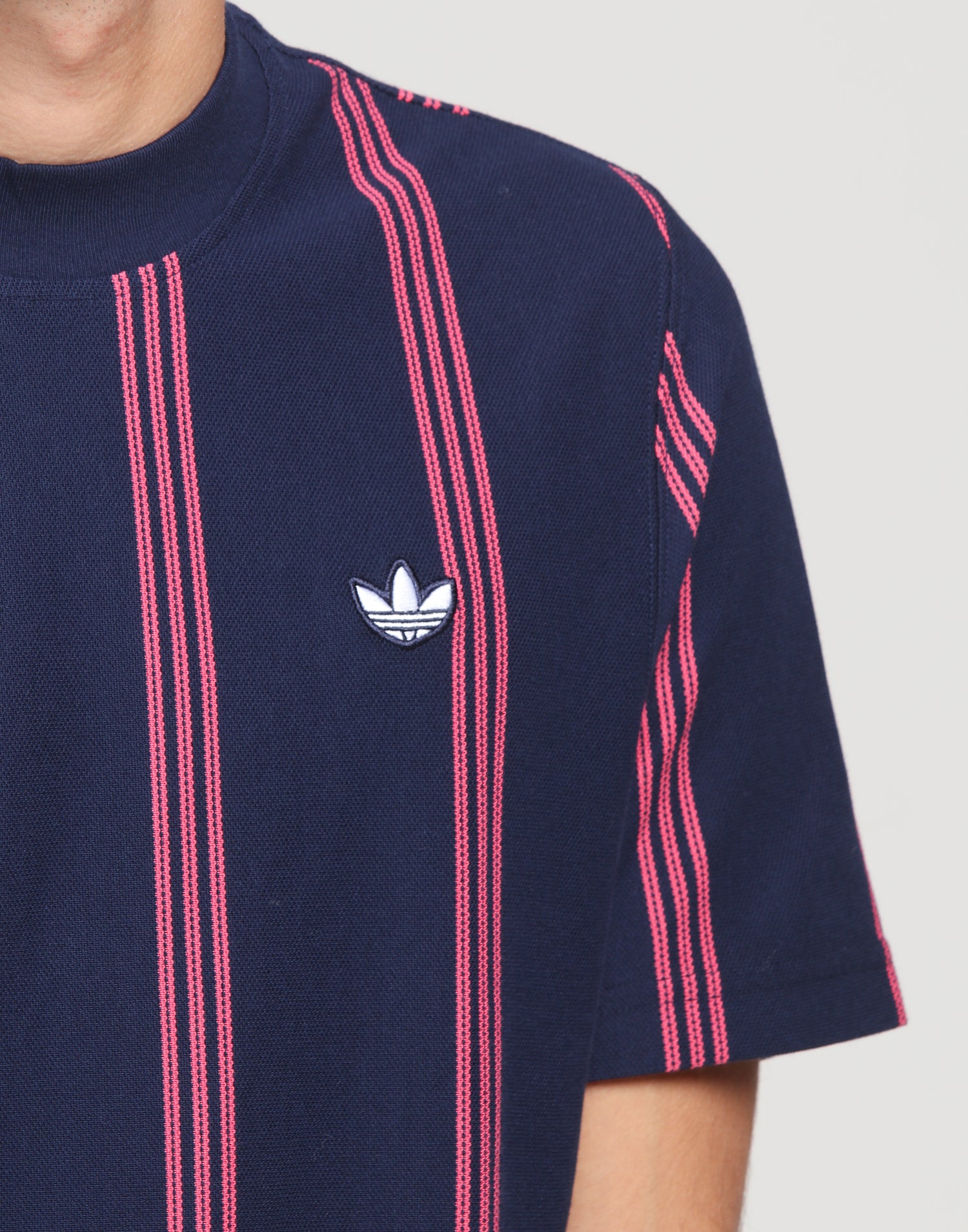 adidas stand collar tee