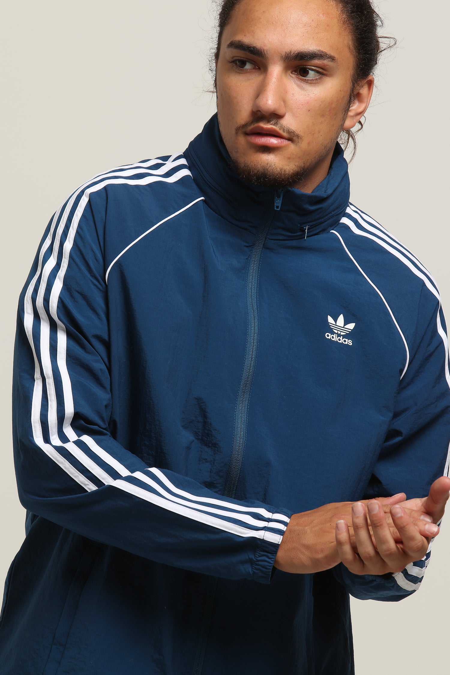 adidas sst windbreaker green