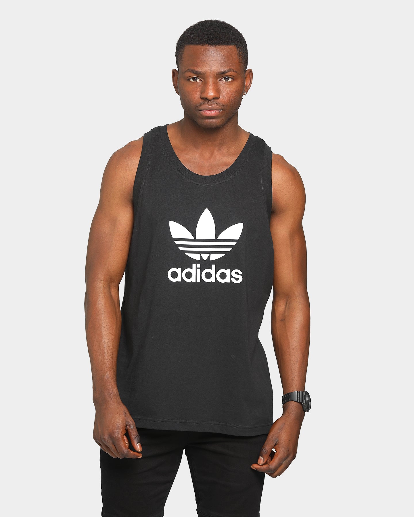 adidas trefoil tank