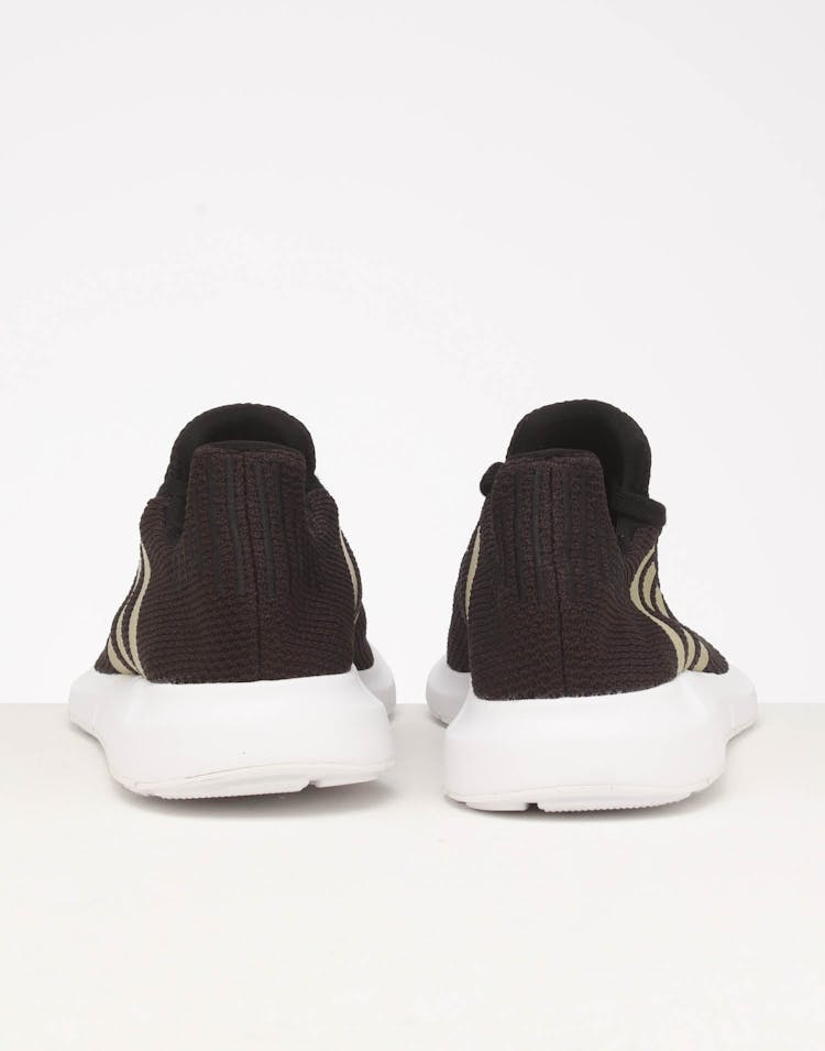 Adidas Women S Swift Run Black Gold Culture Kings