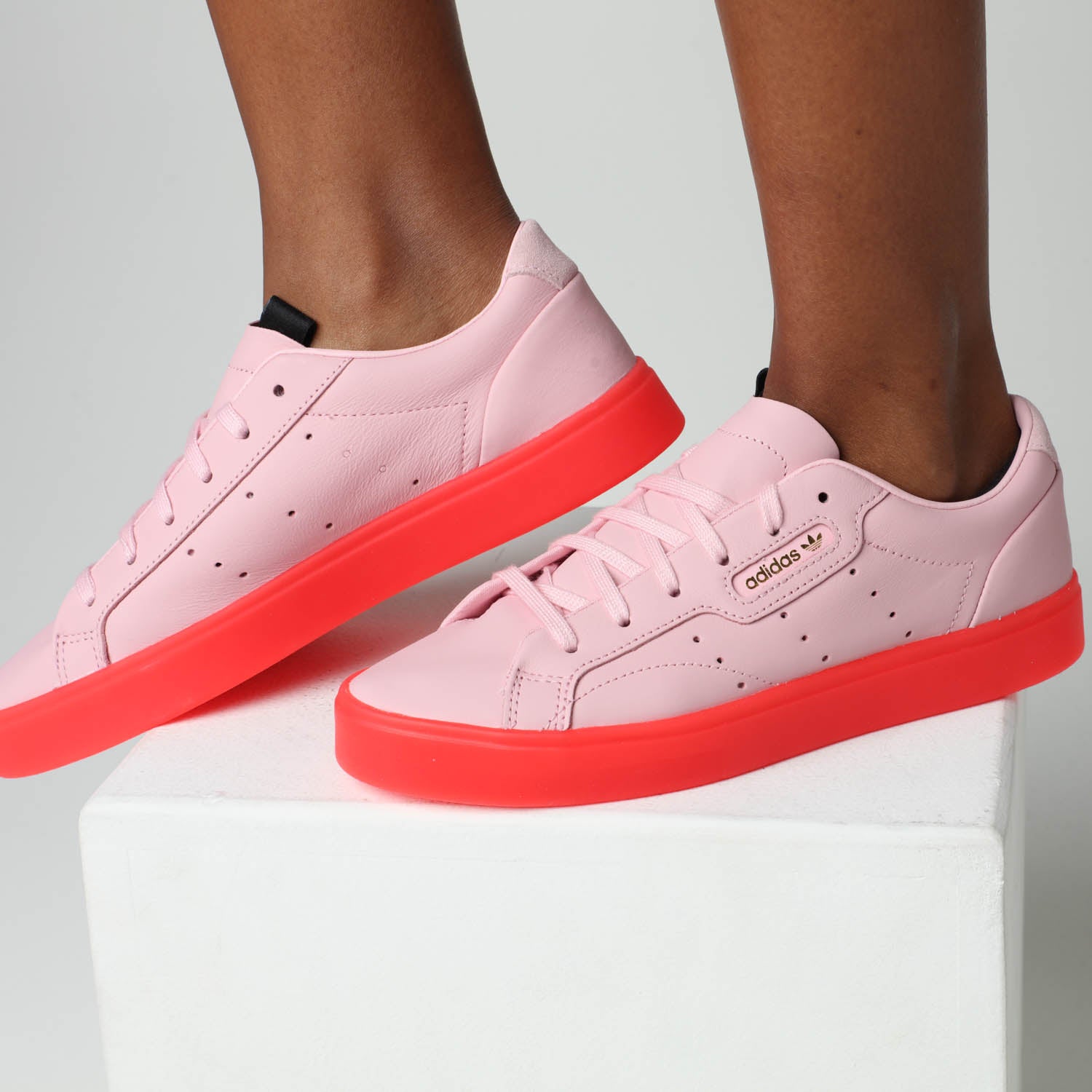 adidas pink red