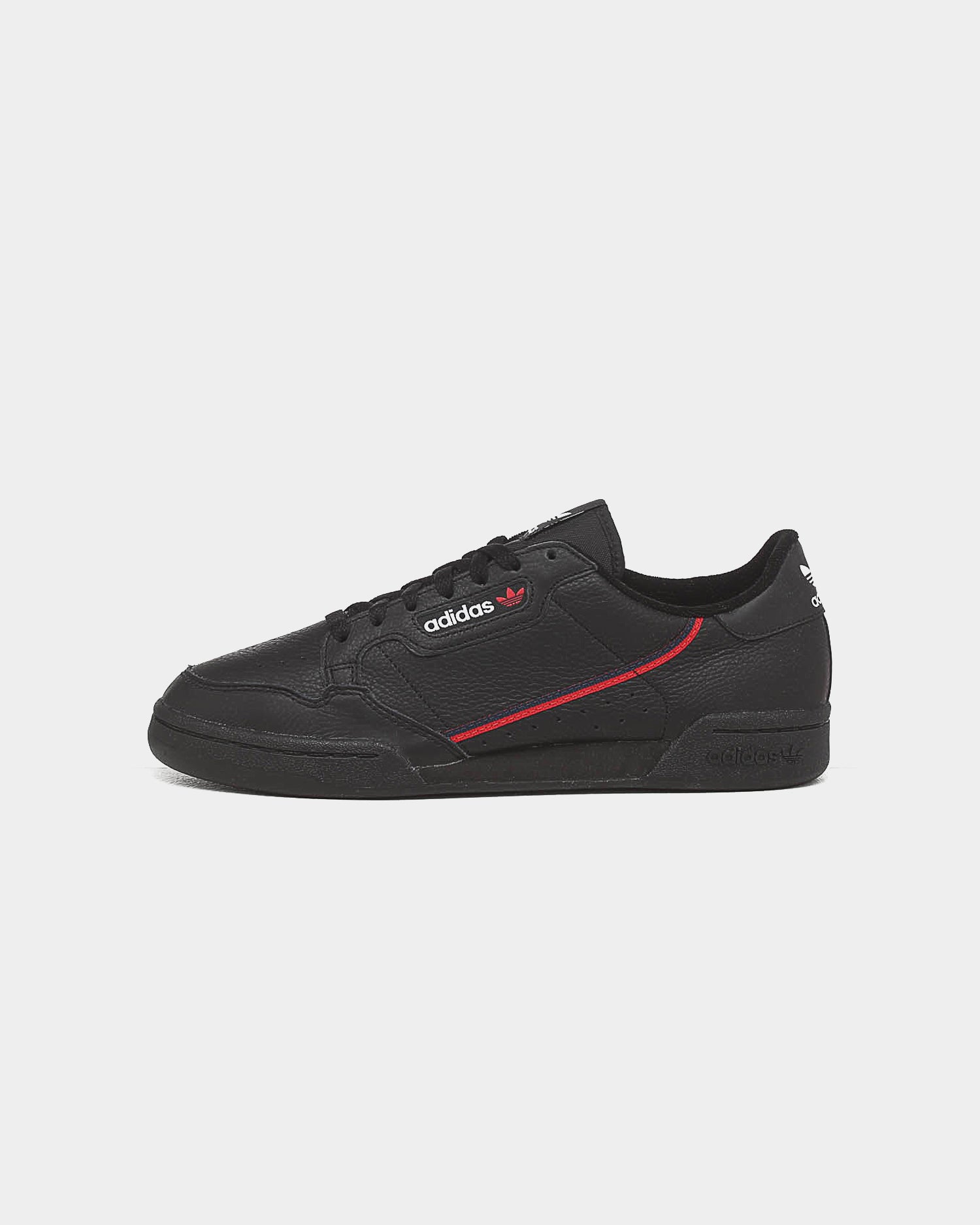 adidas continental 80 black red