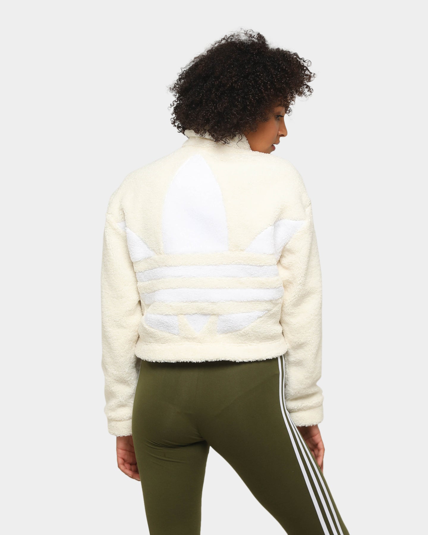 adidas jacket women white