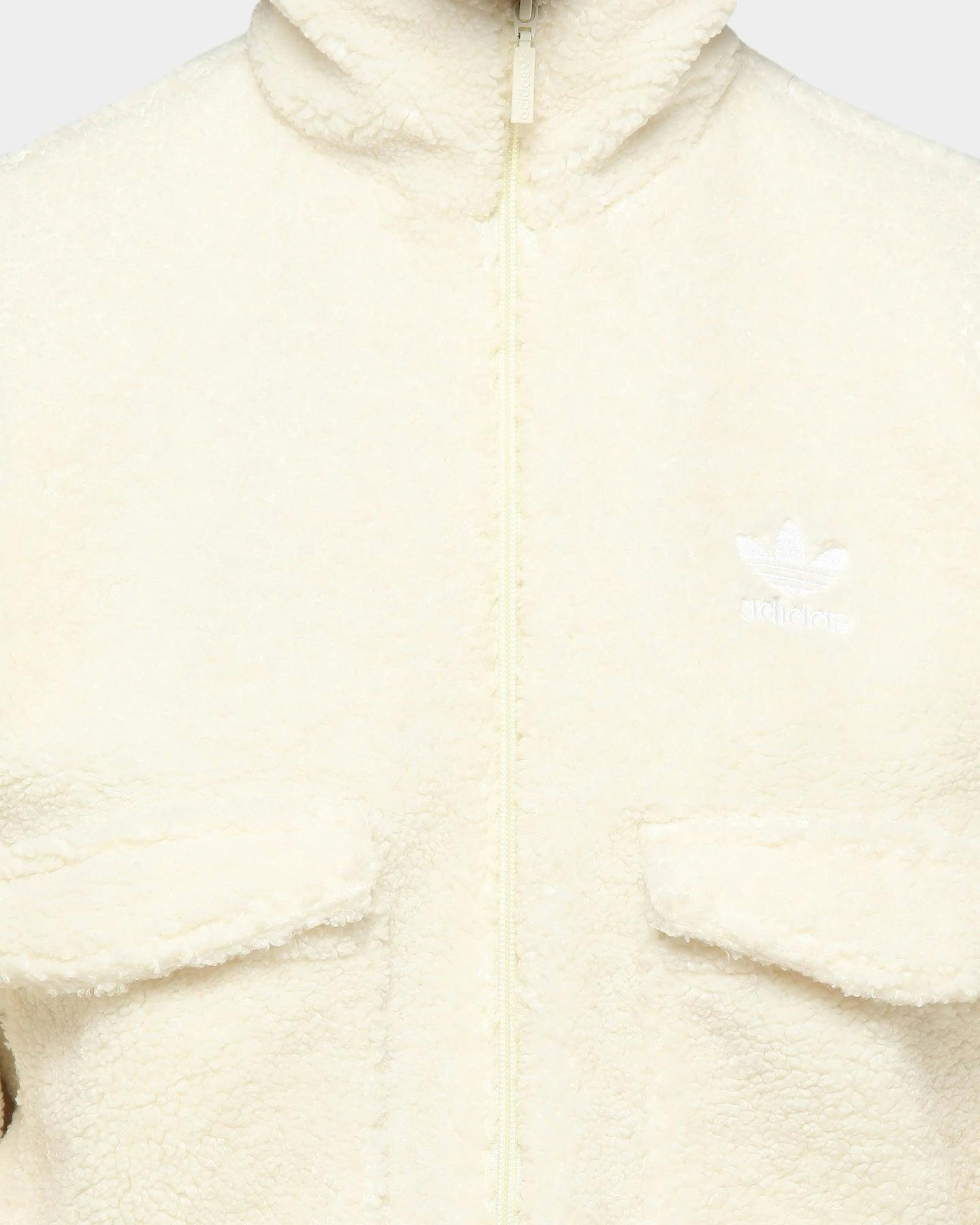 Adidas Women's Teddy Jacket Crystal White/White Culture Kings