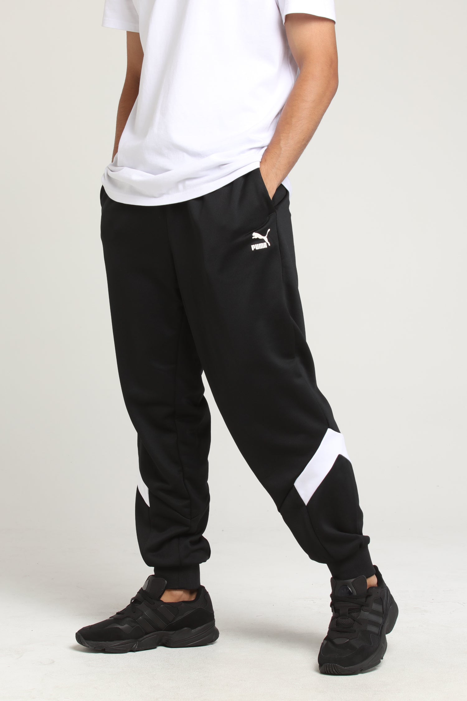 puma trackie bottoms