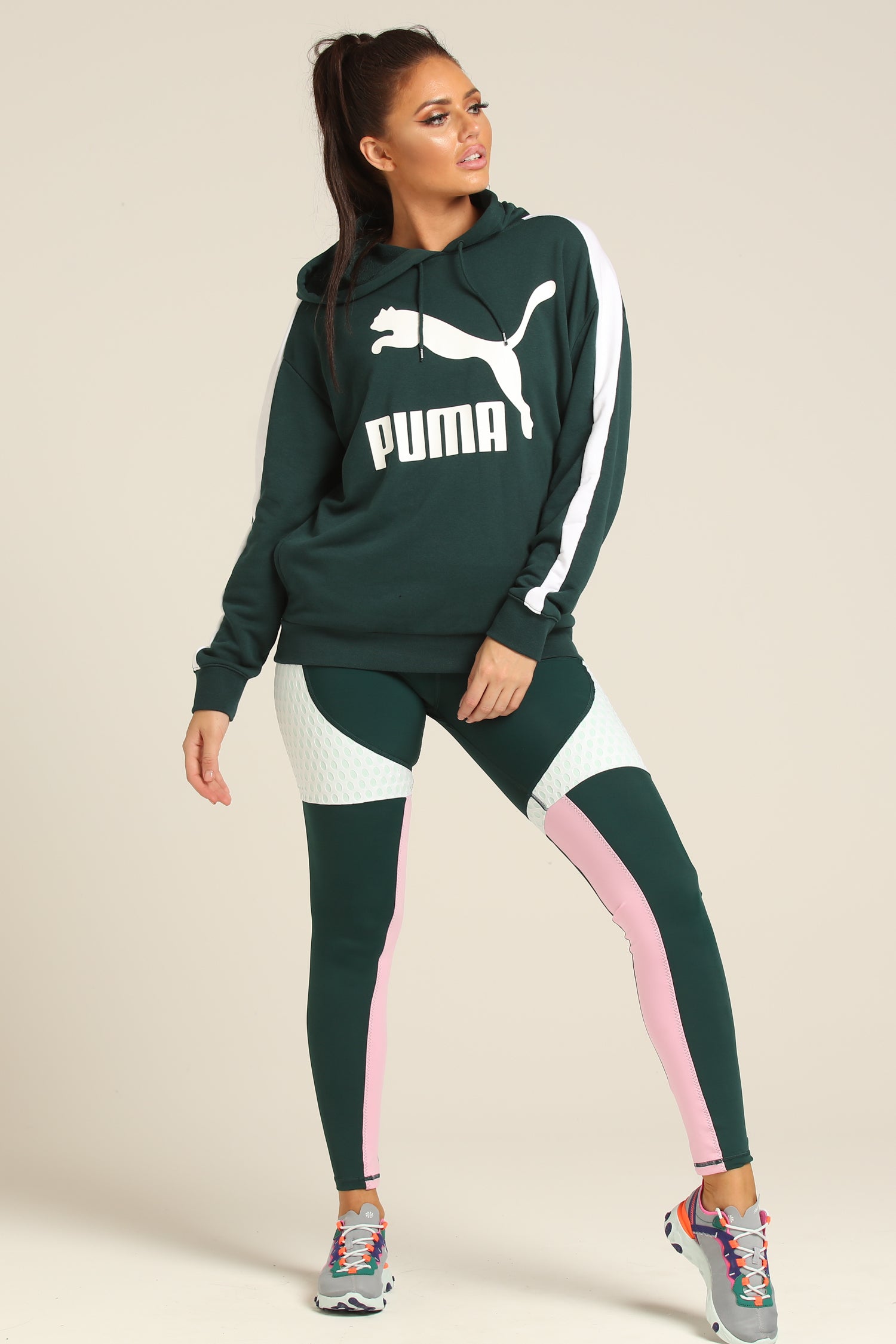 puma classic logo t7 hoodie