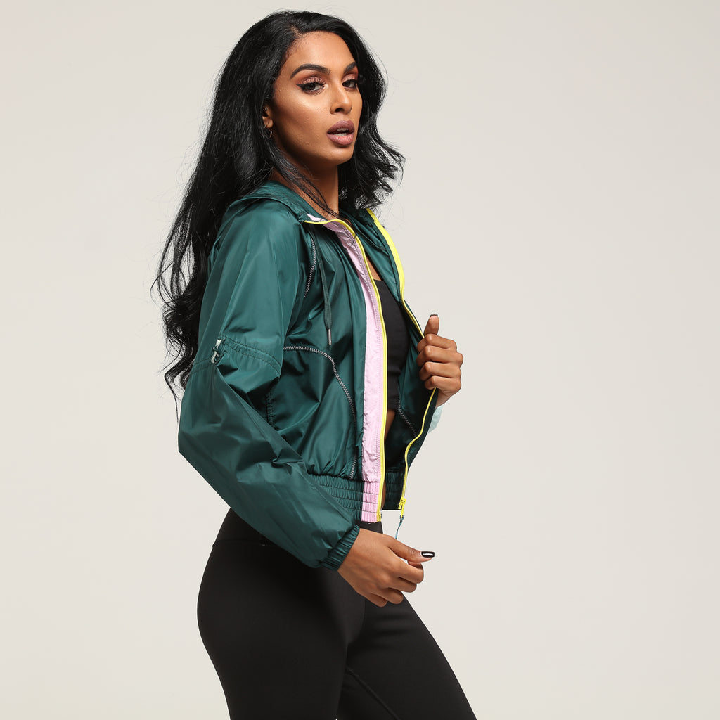Puma Women's Cosmic Jacket TZ Pine/Aqua