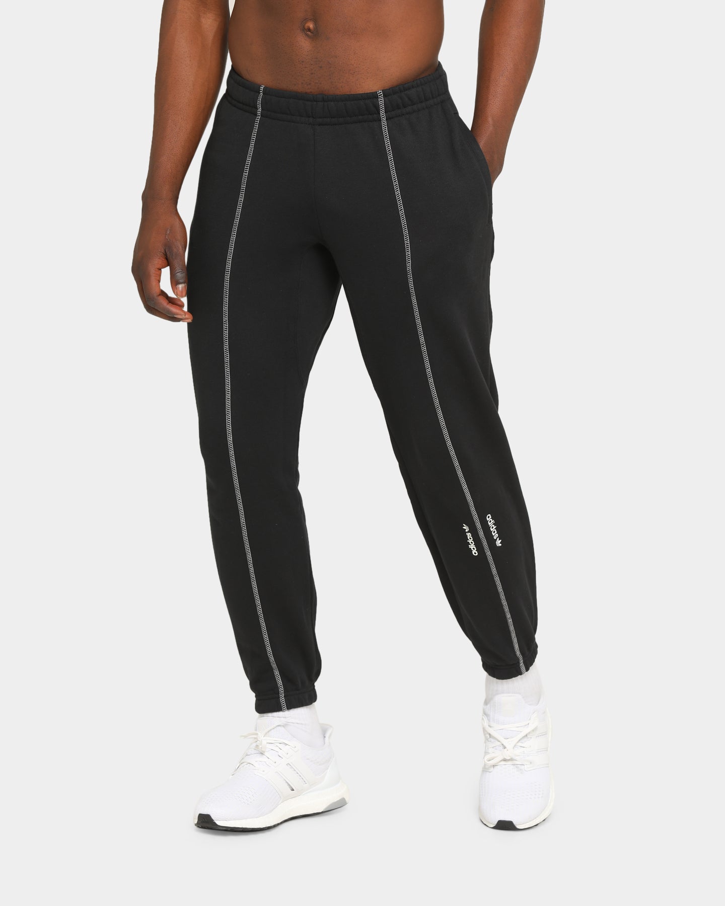 black adidas sweatpants