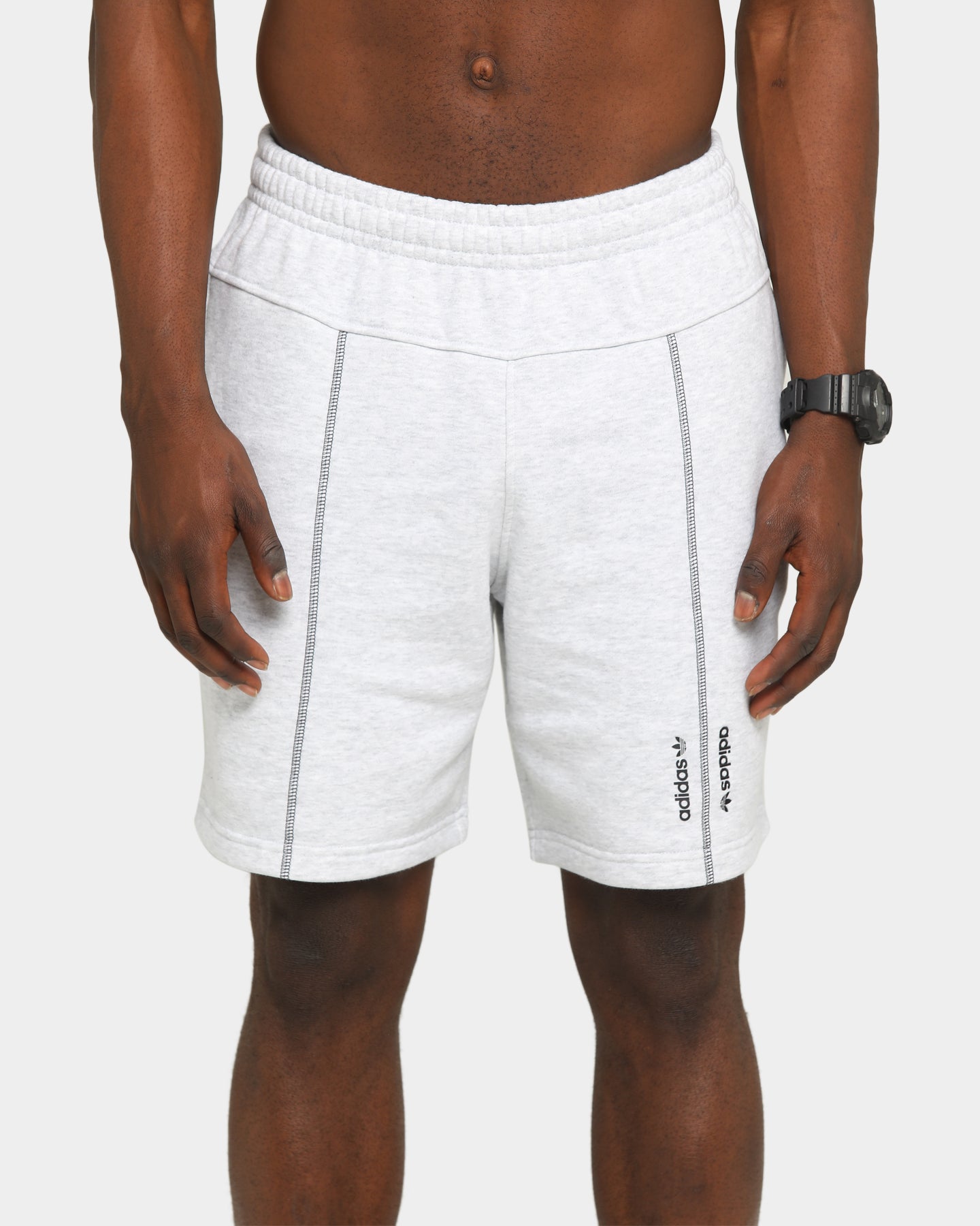 light grey adidas shorts