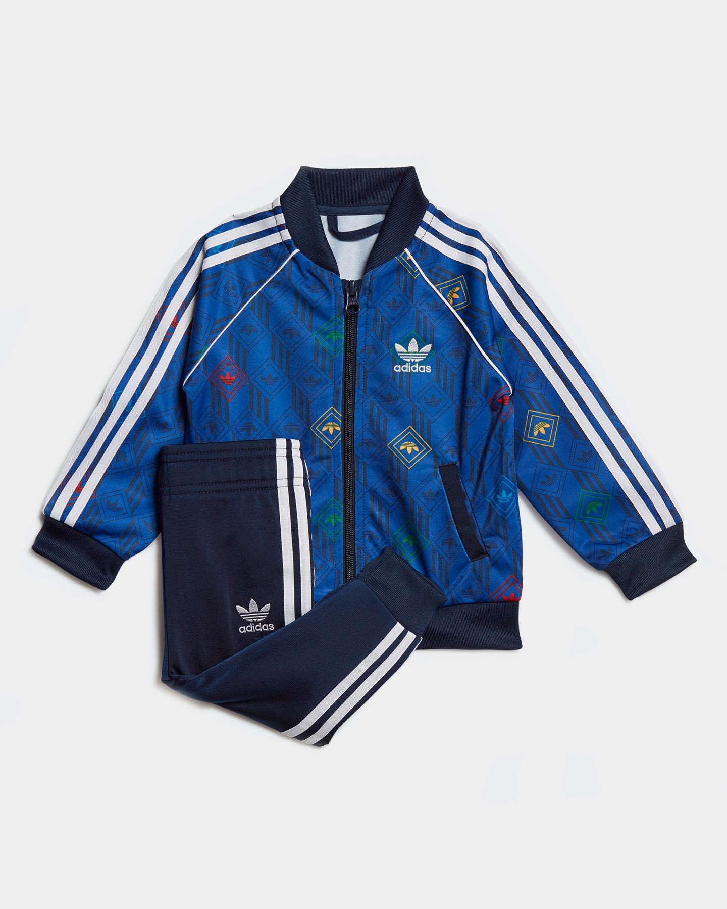 colourful adidas tracksuit