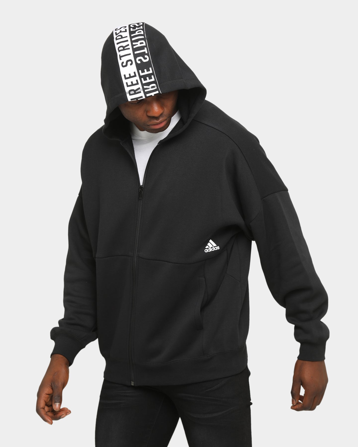 adidas youth zip hoodie