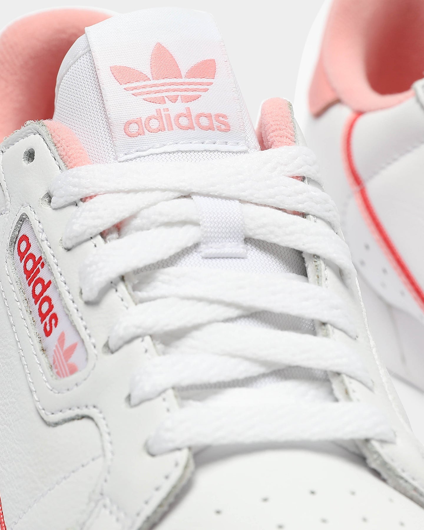 adidas continental 80 pink and red