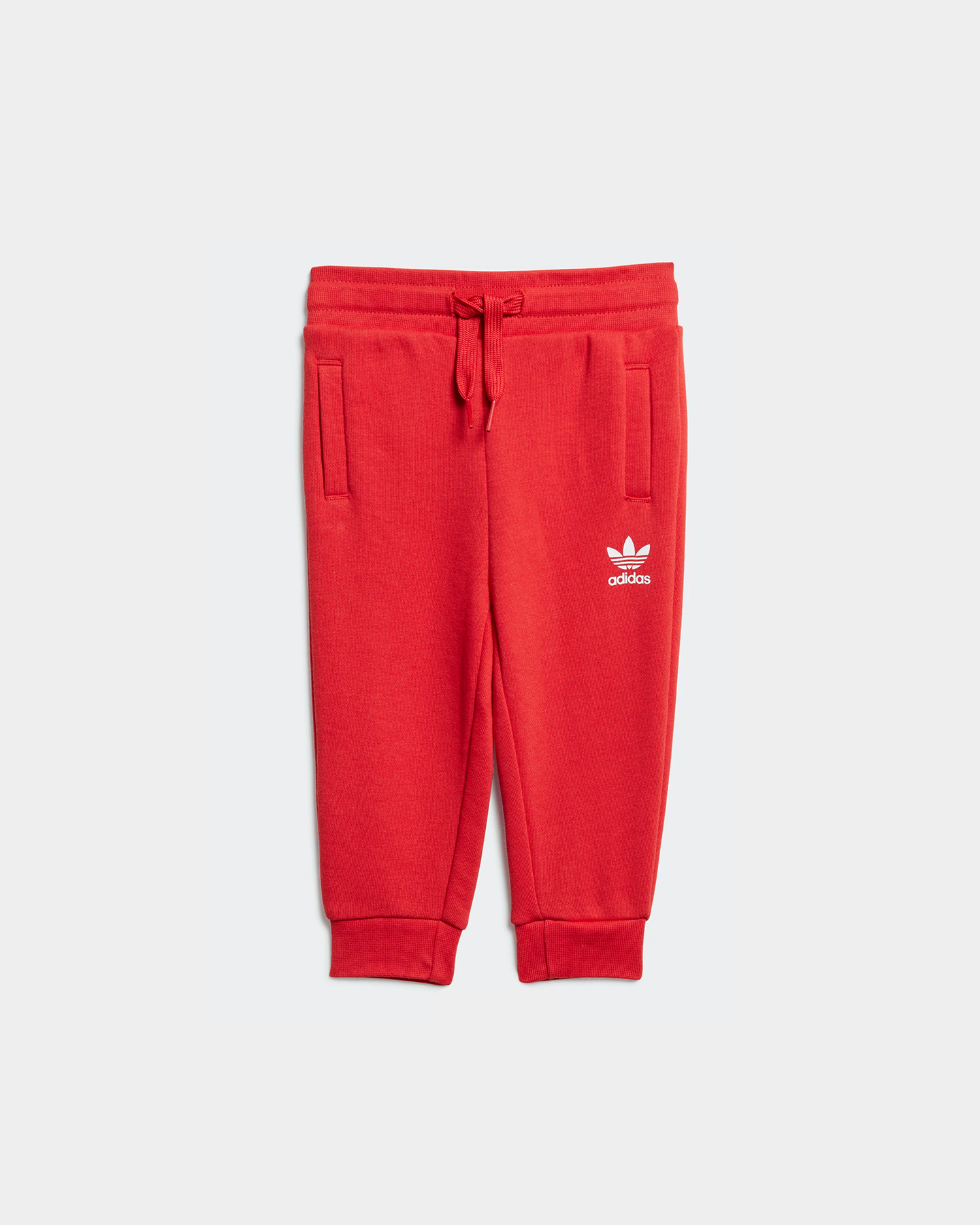 adidas red tracksuit set