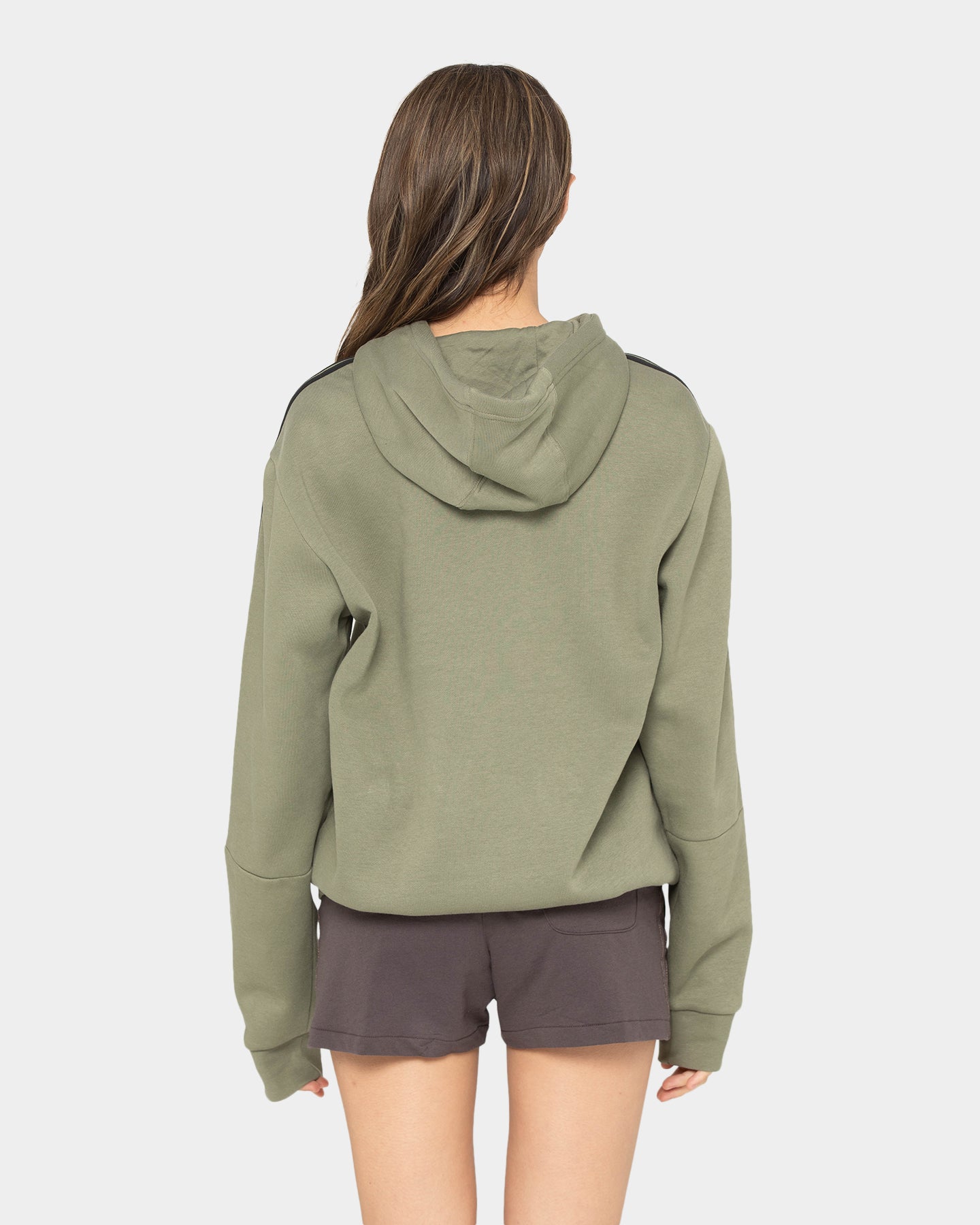 womens khaki adidas hoodie