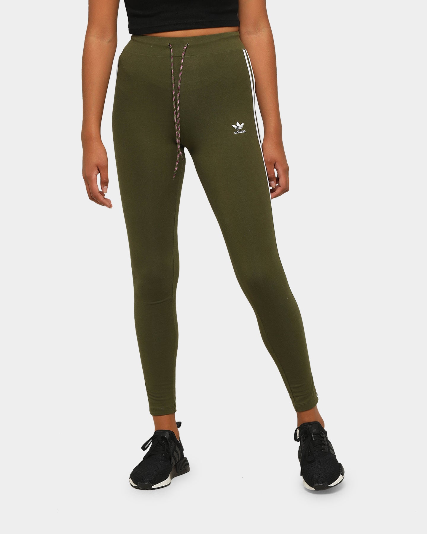 green adidas pants womens