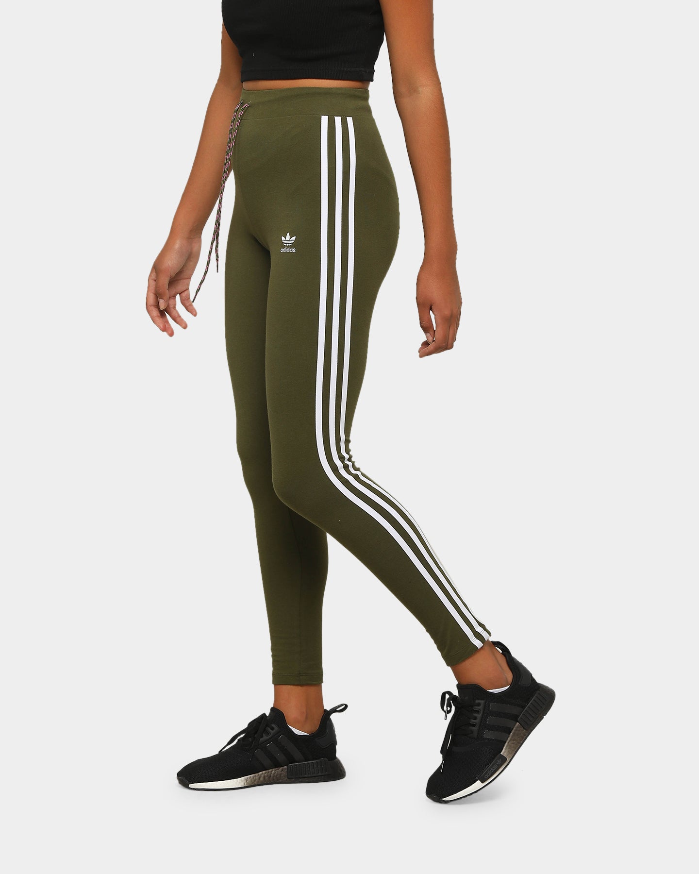 khaki green adidas leggings