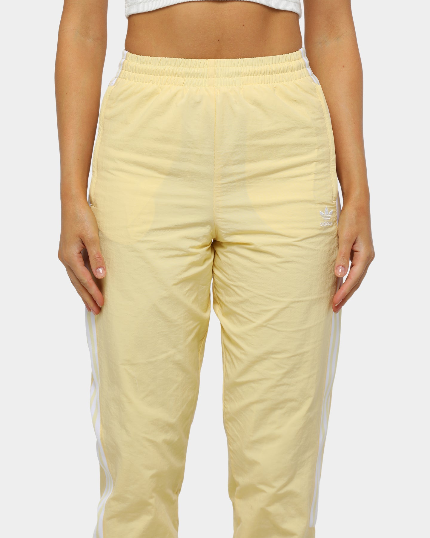 yellow adidas pants womens