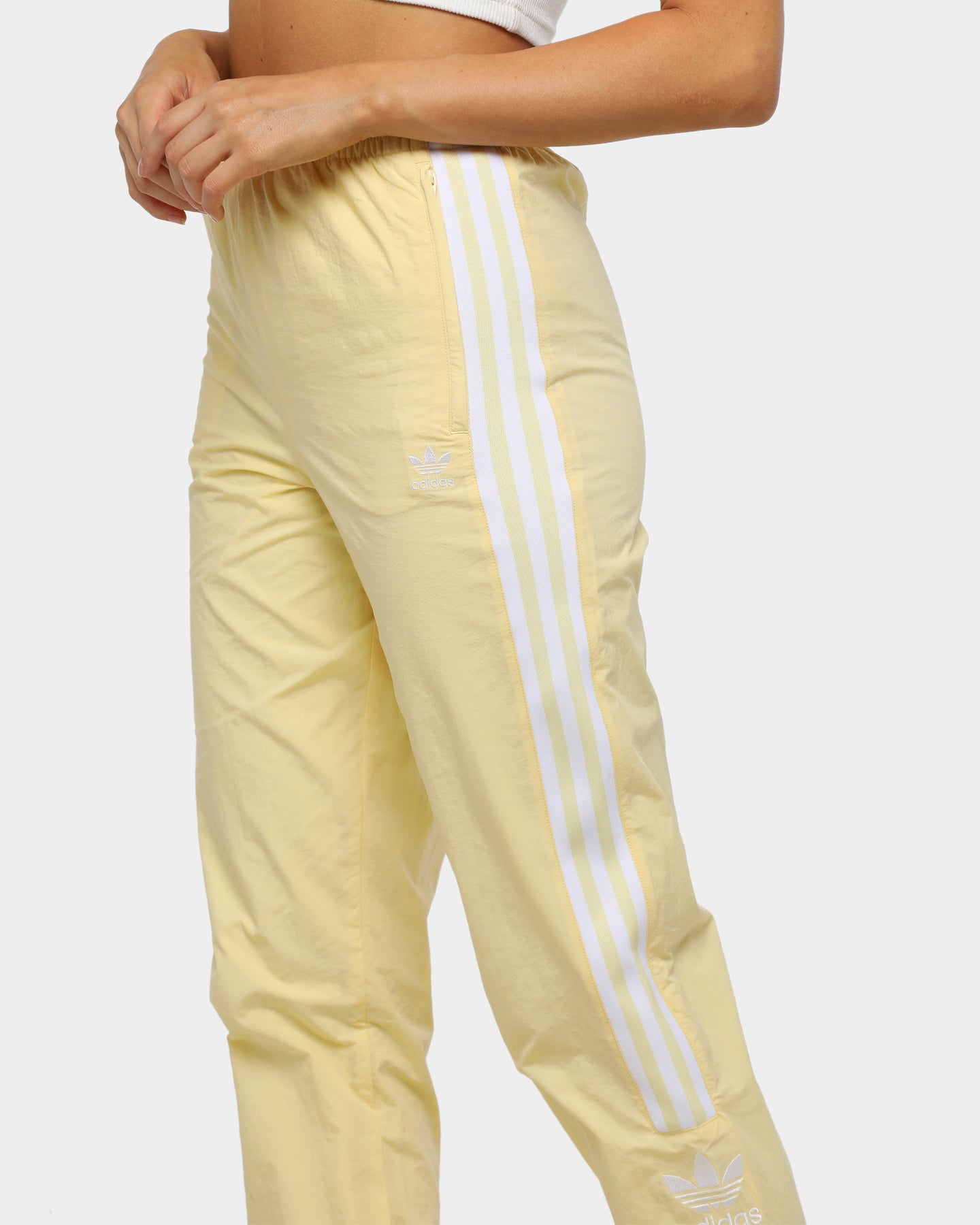 yellow adidas pants womens