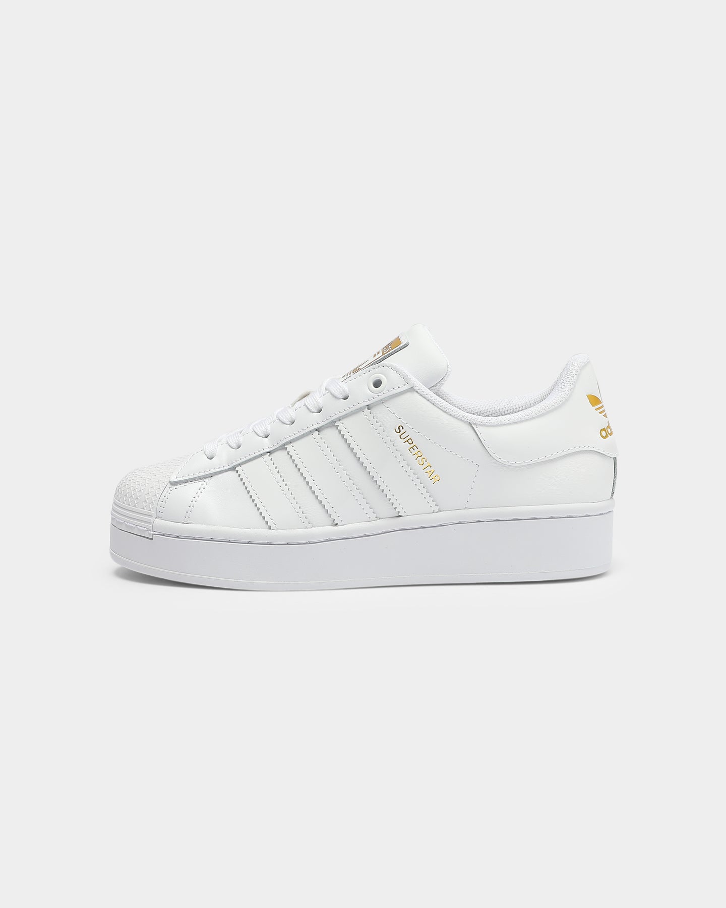 adidas white and gold women's sneakers