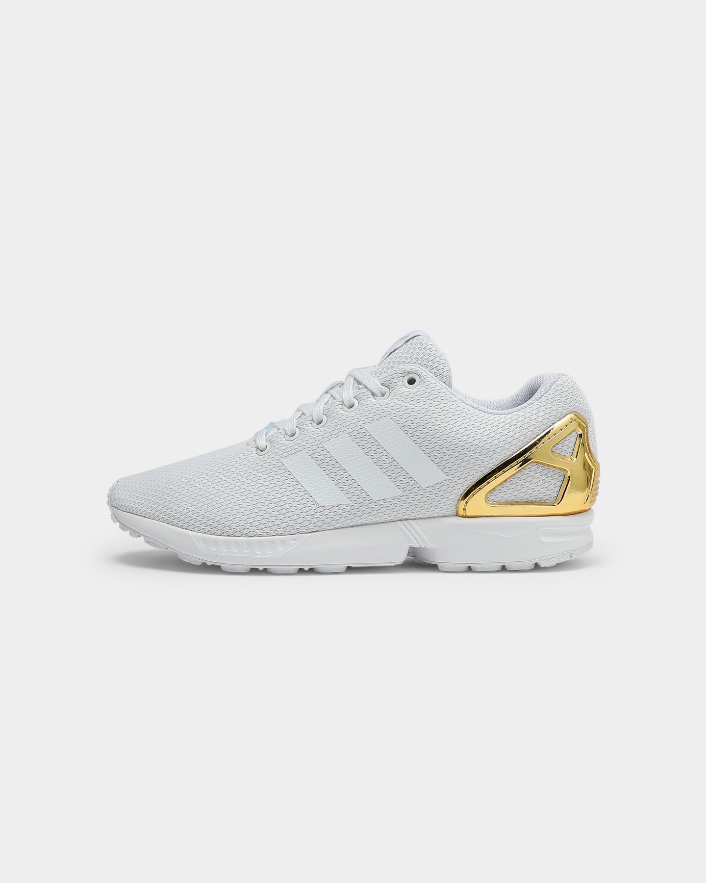 Adidas ZX Flux White/Gold | Culture Kings