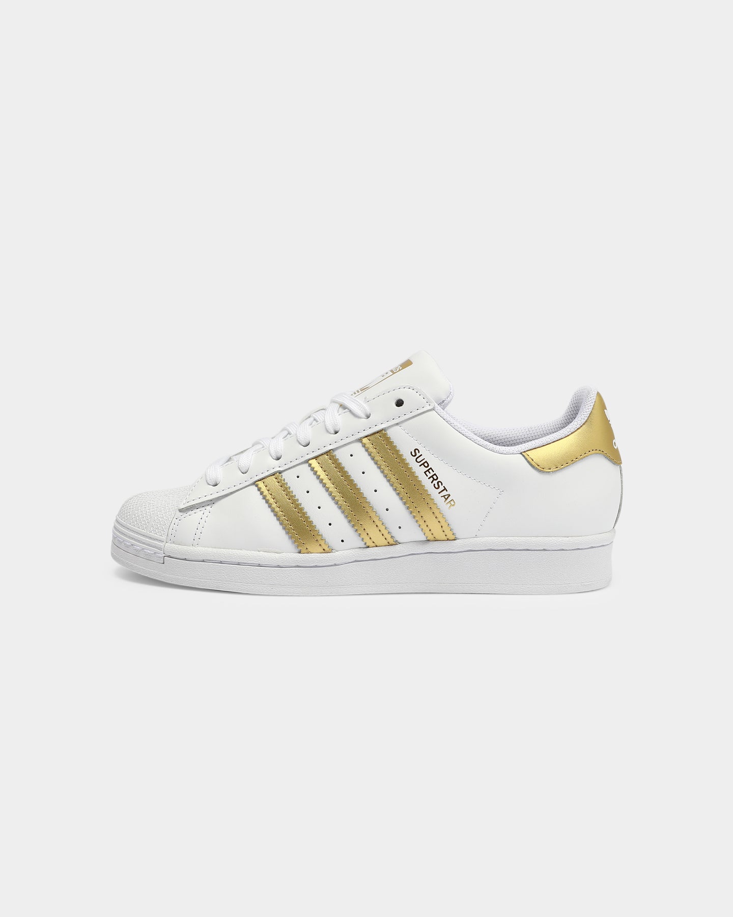 adidas gold and white