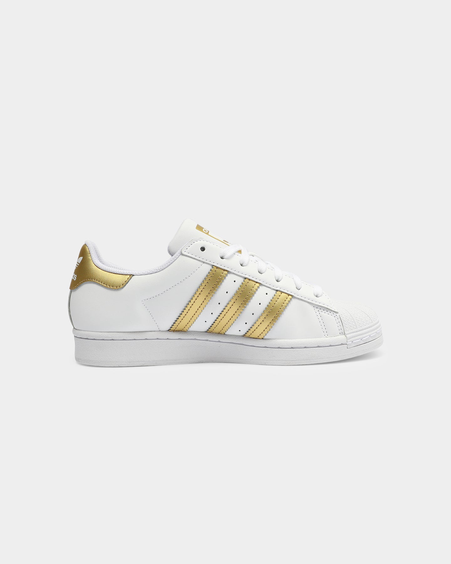 adidas white and gold sneakers