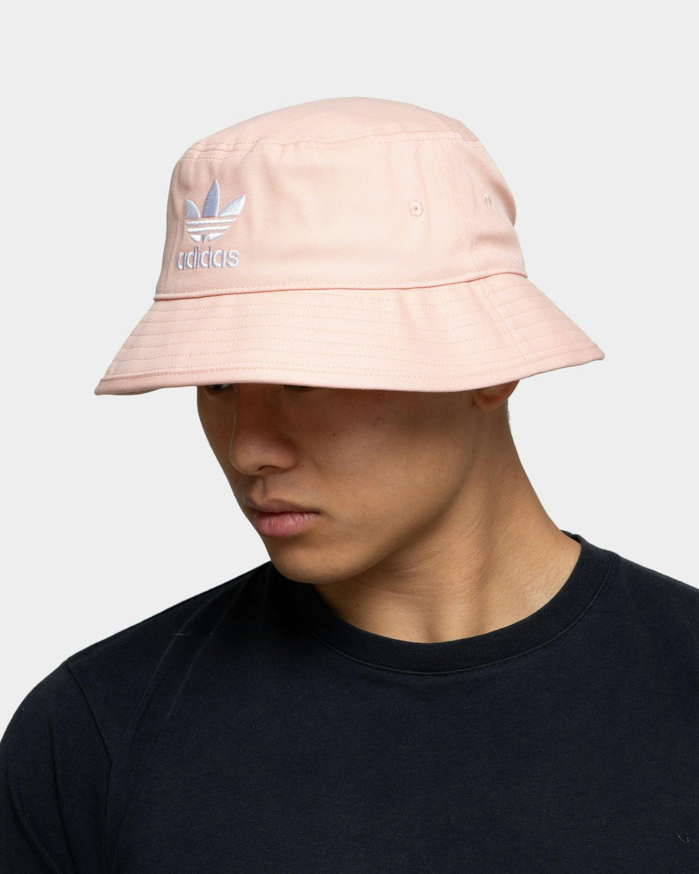 lilac adidas bucket hat