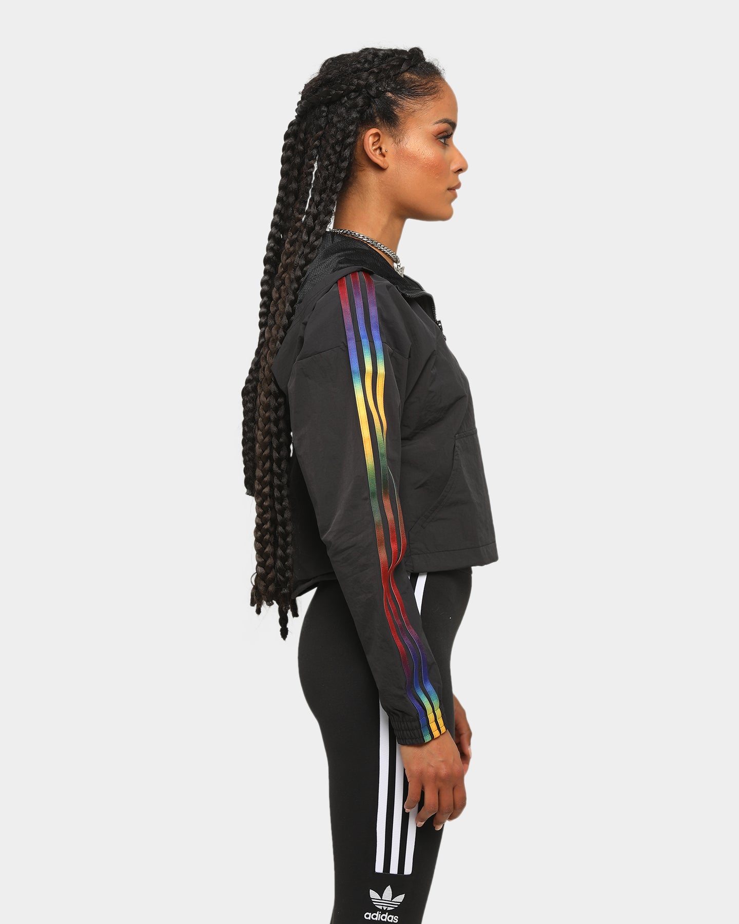 adidas half zip jacket women's