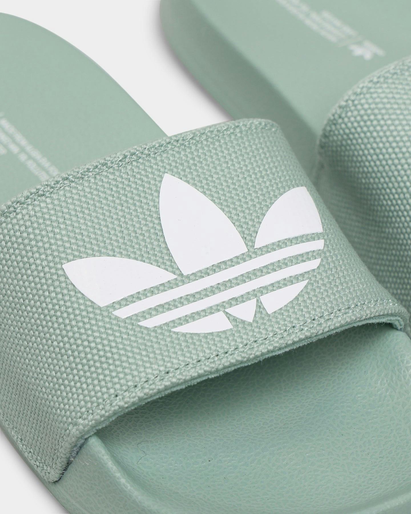 adidas originals adilette lite in mint green