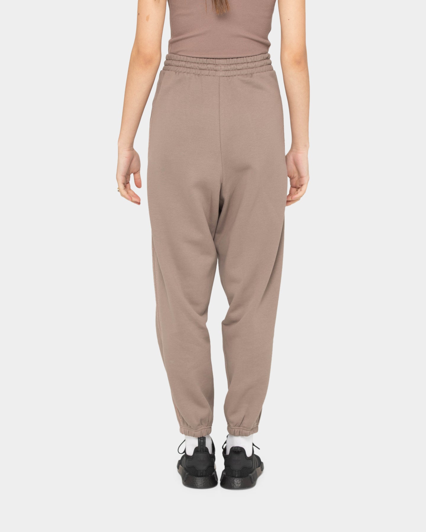 brown adidas sweatpants