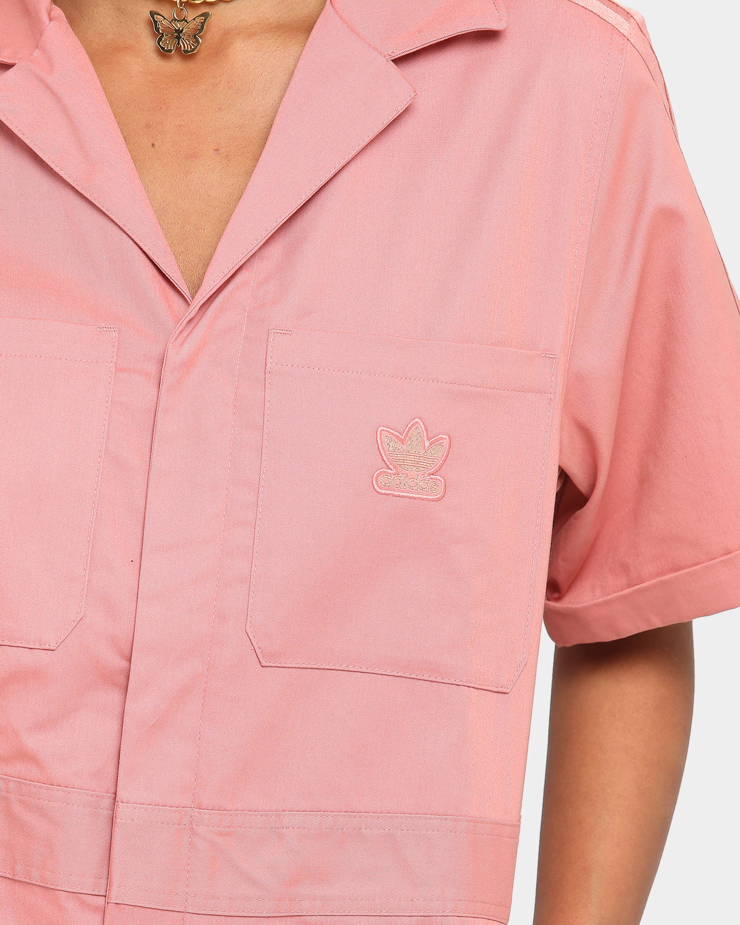 womens pink boiler suit