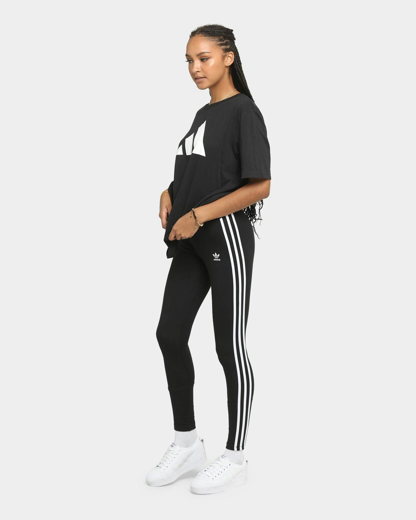 Adidas 3 Stripe Tight Black | Culture Kings