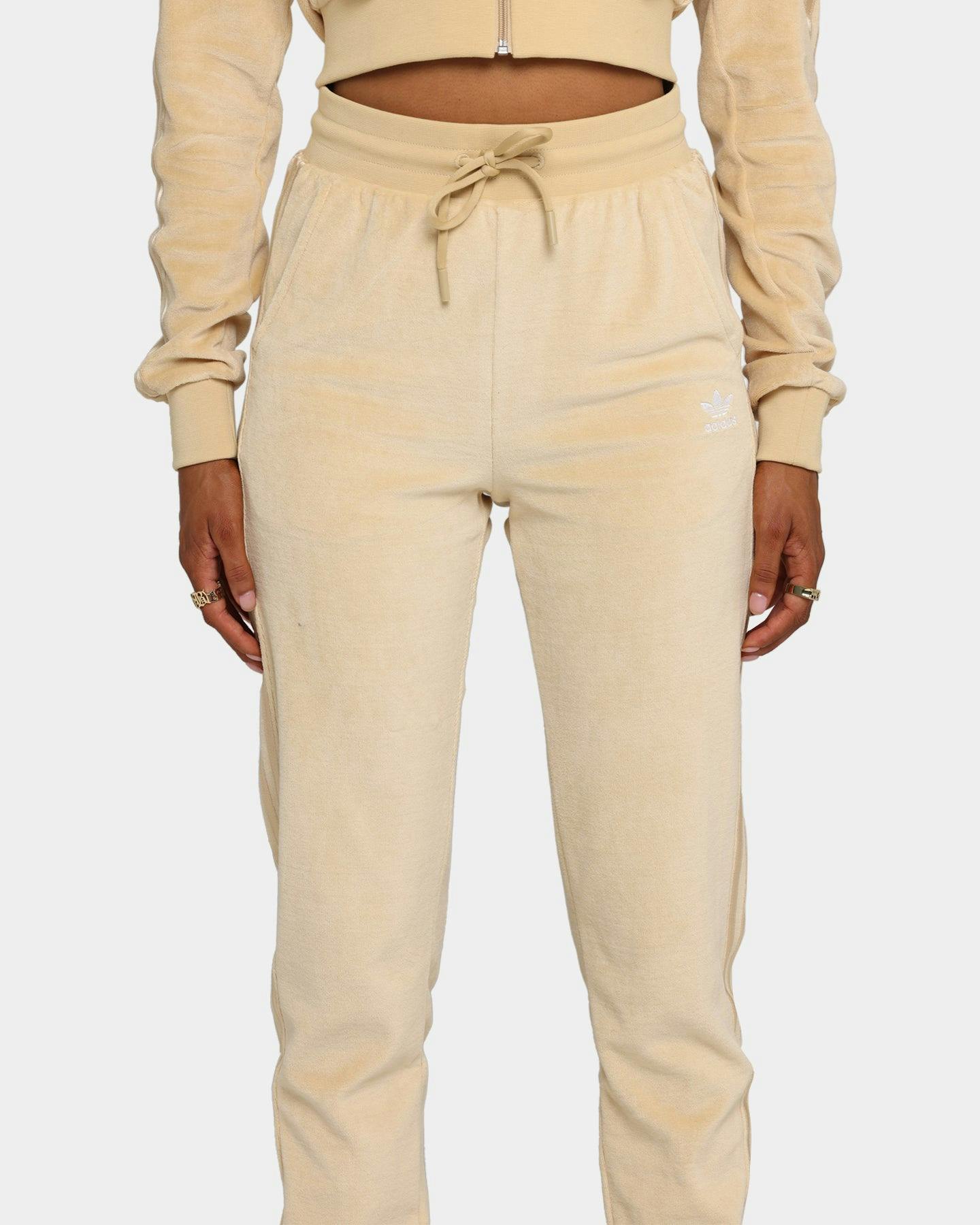 adidas beige joggers womens