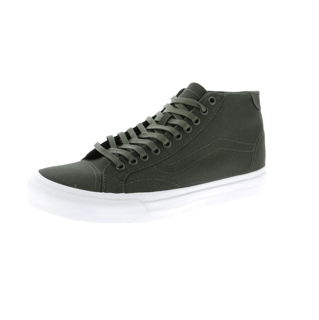 vans mid top olive