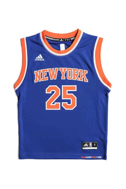 Adidas Performance New York Knicks Derrick Rose Youth Jersey Blue - Culture Kings