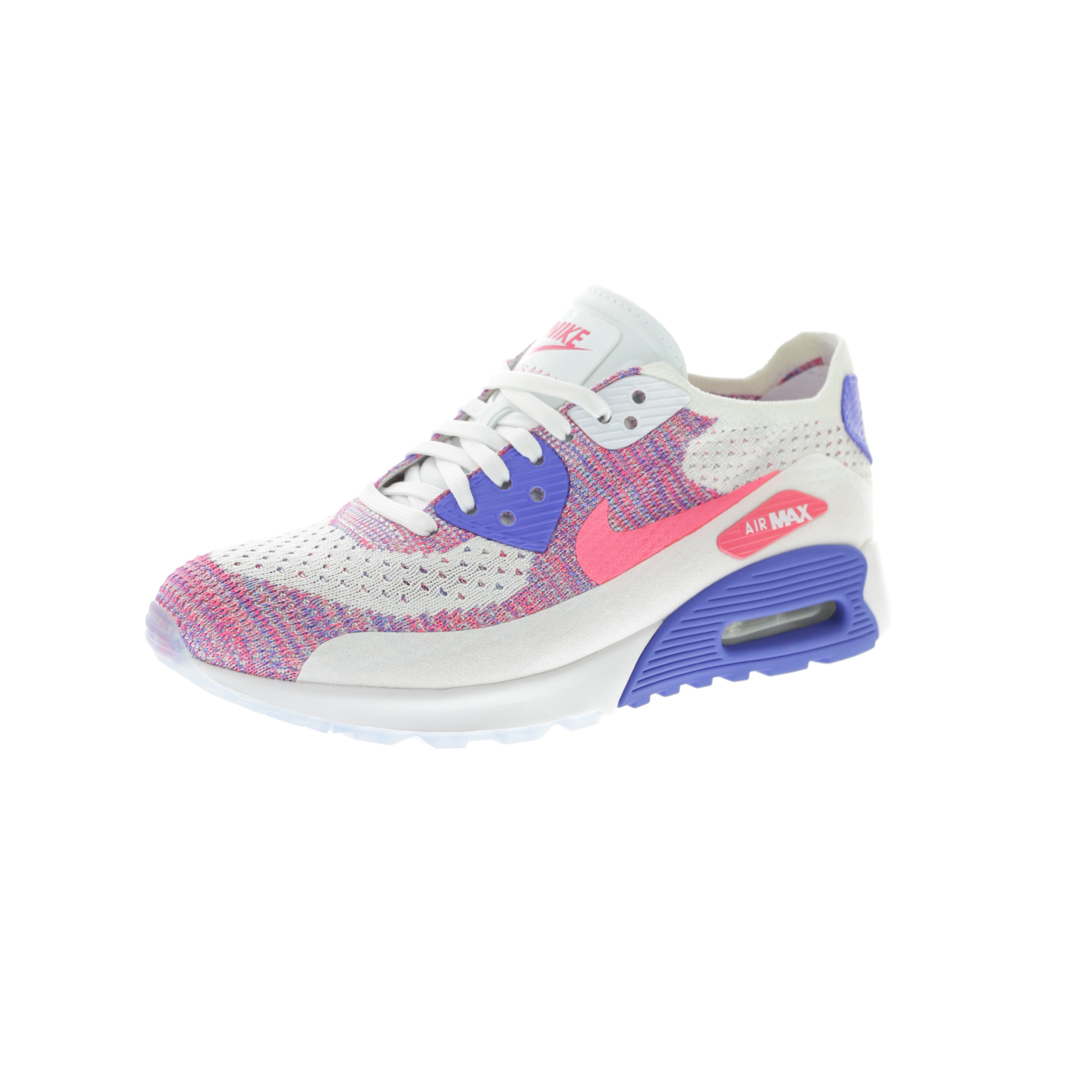 pink and blue air maxes