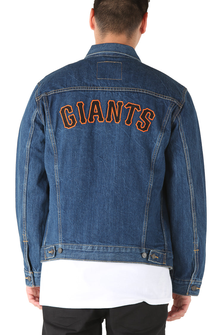 San Francisco Giants Denim Jacket Blue 