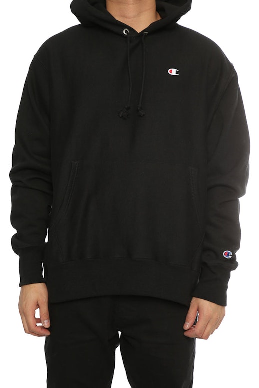  Champion  Reverse  Weave  Hoodie  Black Culture Kings