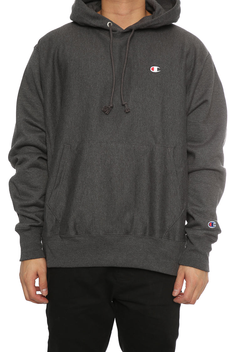 Champion Reverse Weave Hoodie Charcoal 