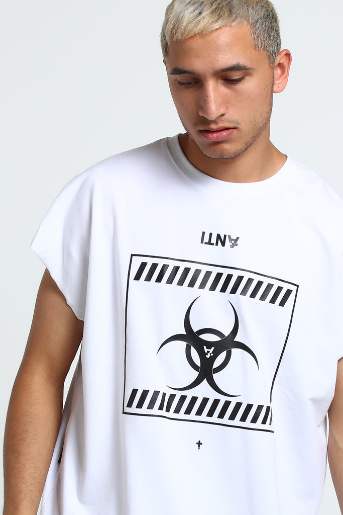 The Anti-Order Anti-Nuclear Bat Tee White