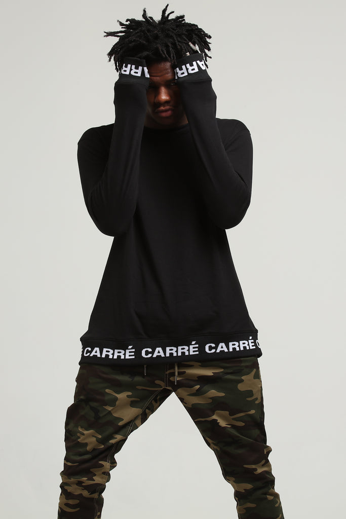 CarrÃ© Signal LS Tee Black