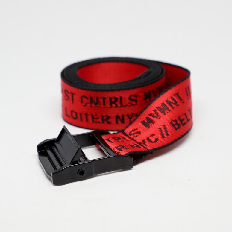 Loiter NYC Industrial Belt Red