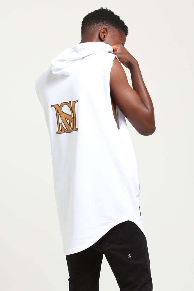 Saint Morta Veratas Sleeveless Hoody White