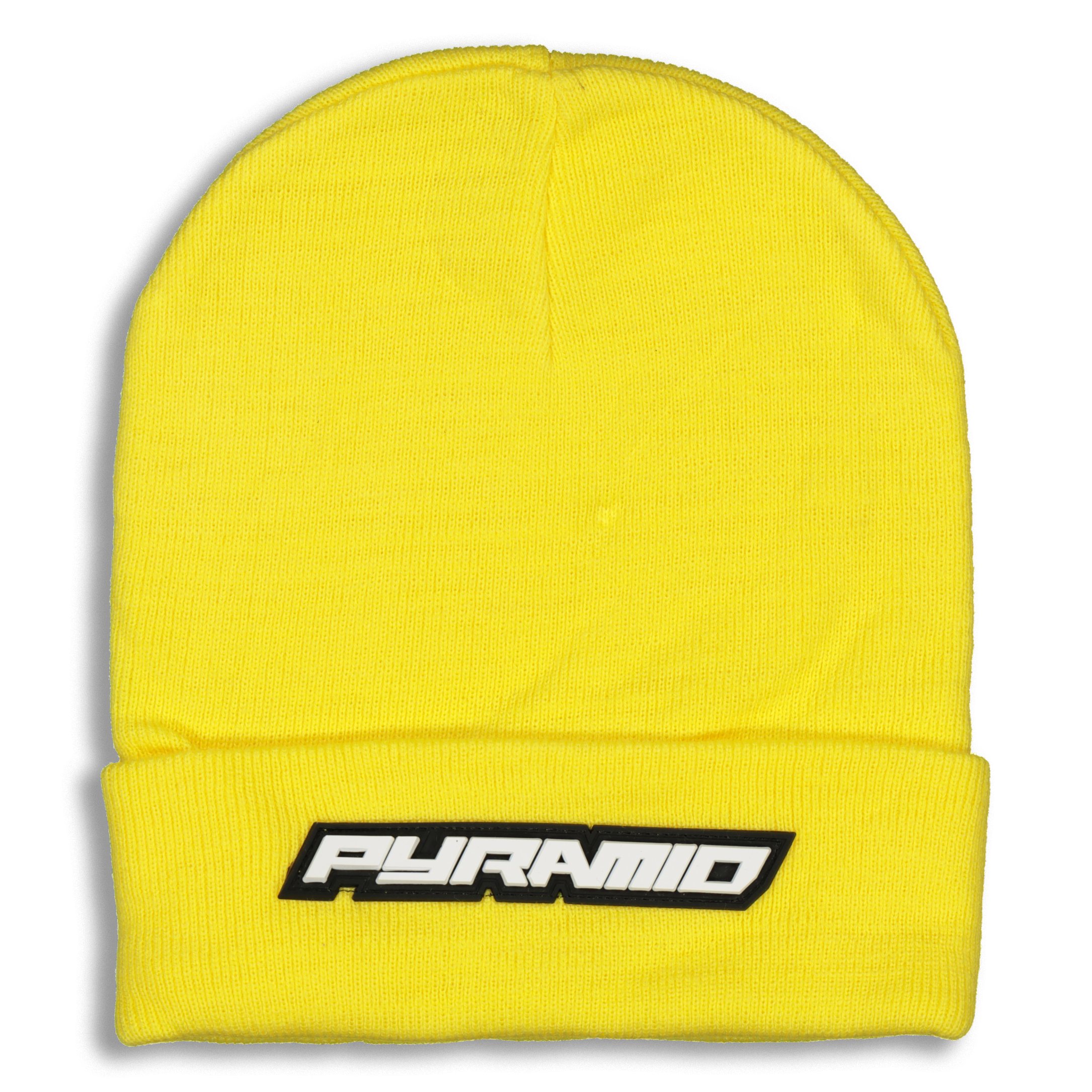 black pyramid beanie