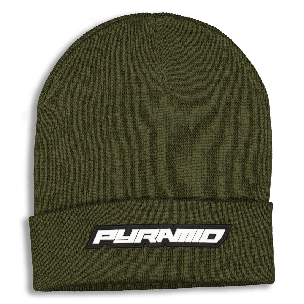 black pyramid beanie