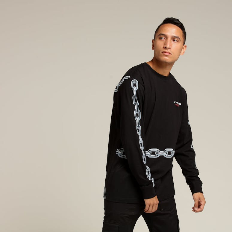Loiter NYC Chained LS Tee Black
