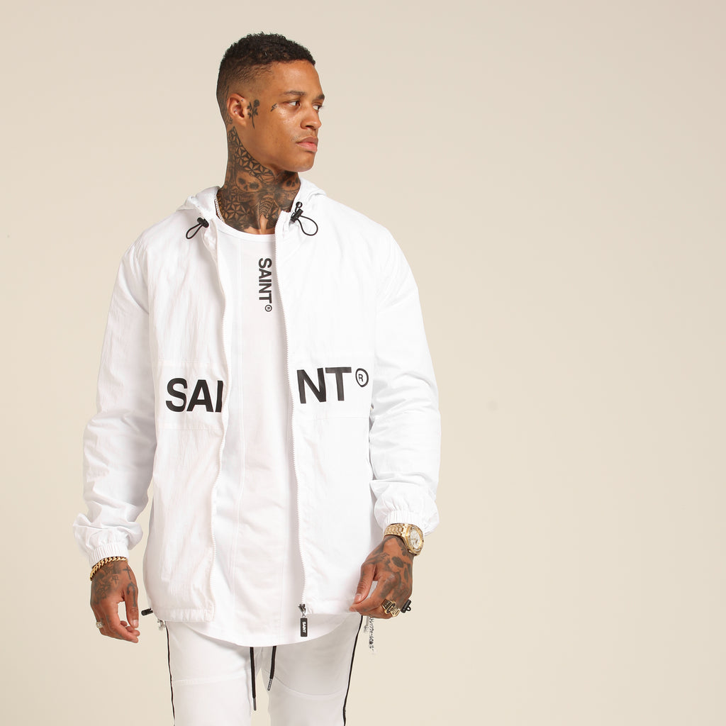 Saint Morta Originals Windbreaker White/Black