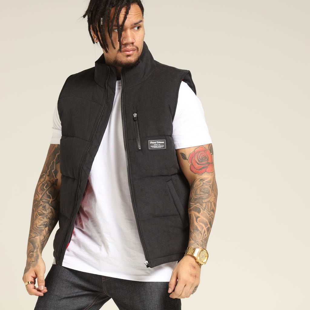 Grand Scheme Duck Season Puffer Vest Black